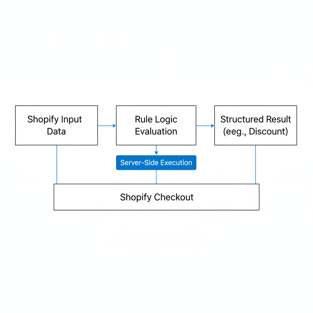 How do Shopify Functions work at checkout?