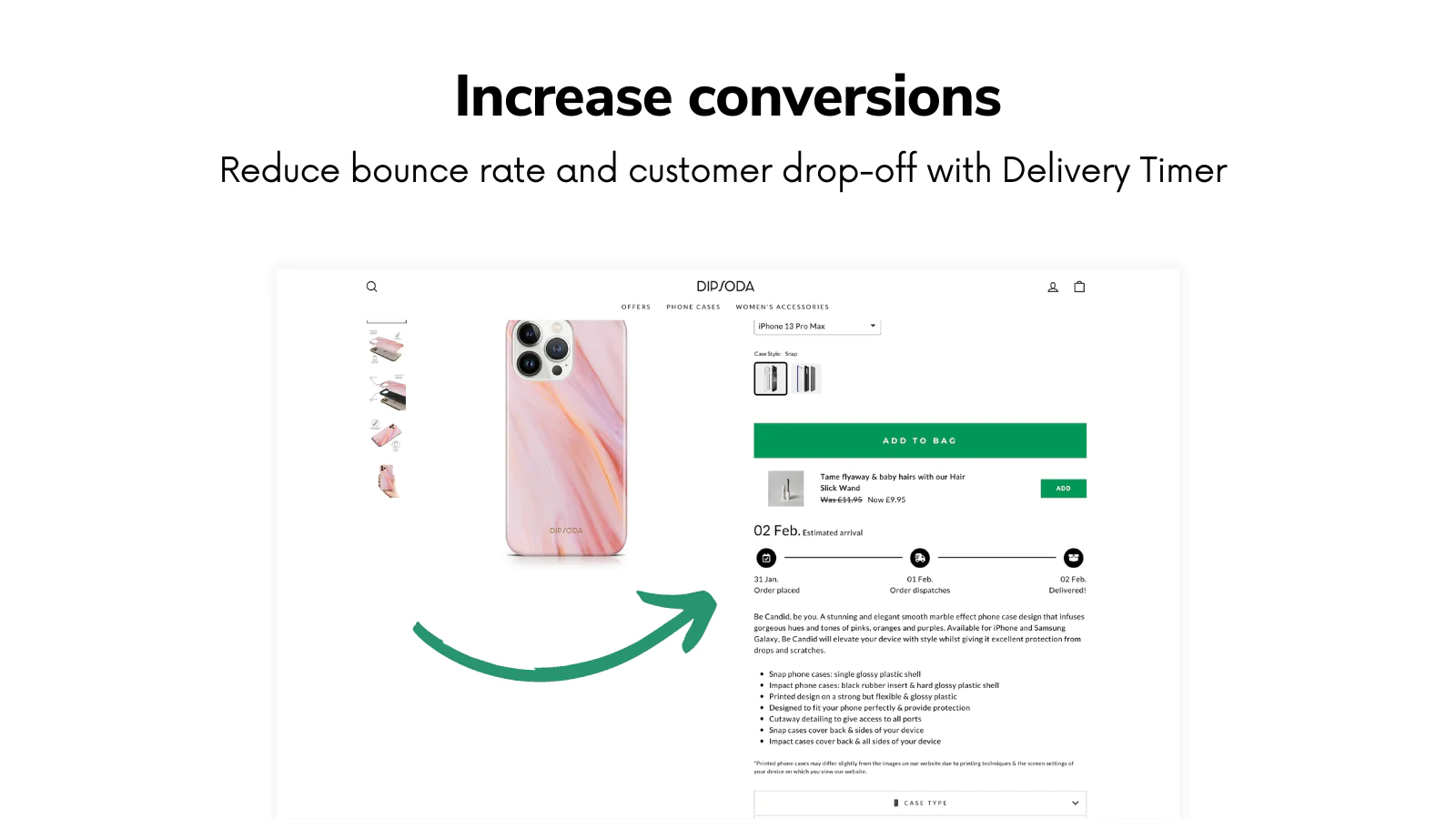 Delivery Timer app