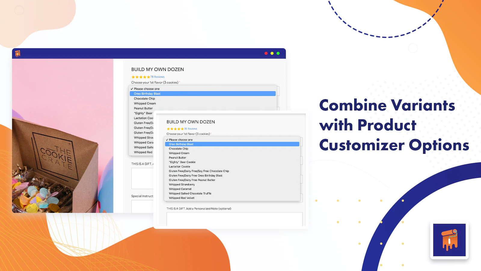 Product options and customizer product pages app